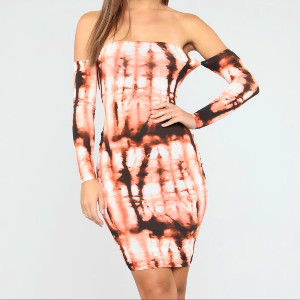 Fashion Nova Tie Dye Dress - S - NWOT